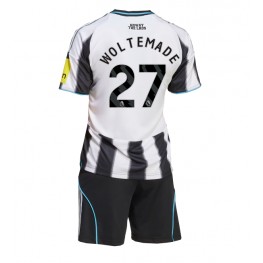 Newcastle United Nick Woltemade #27 Thuis tenue Kids 2025-26 Korte Mouw (+ Korte broeken)